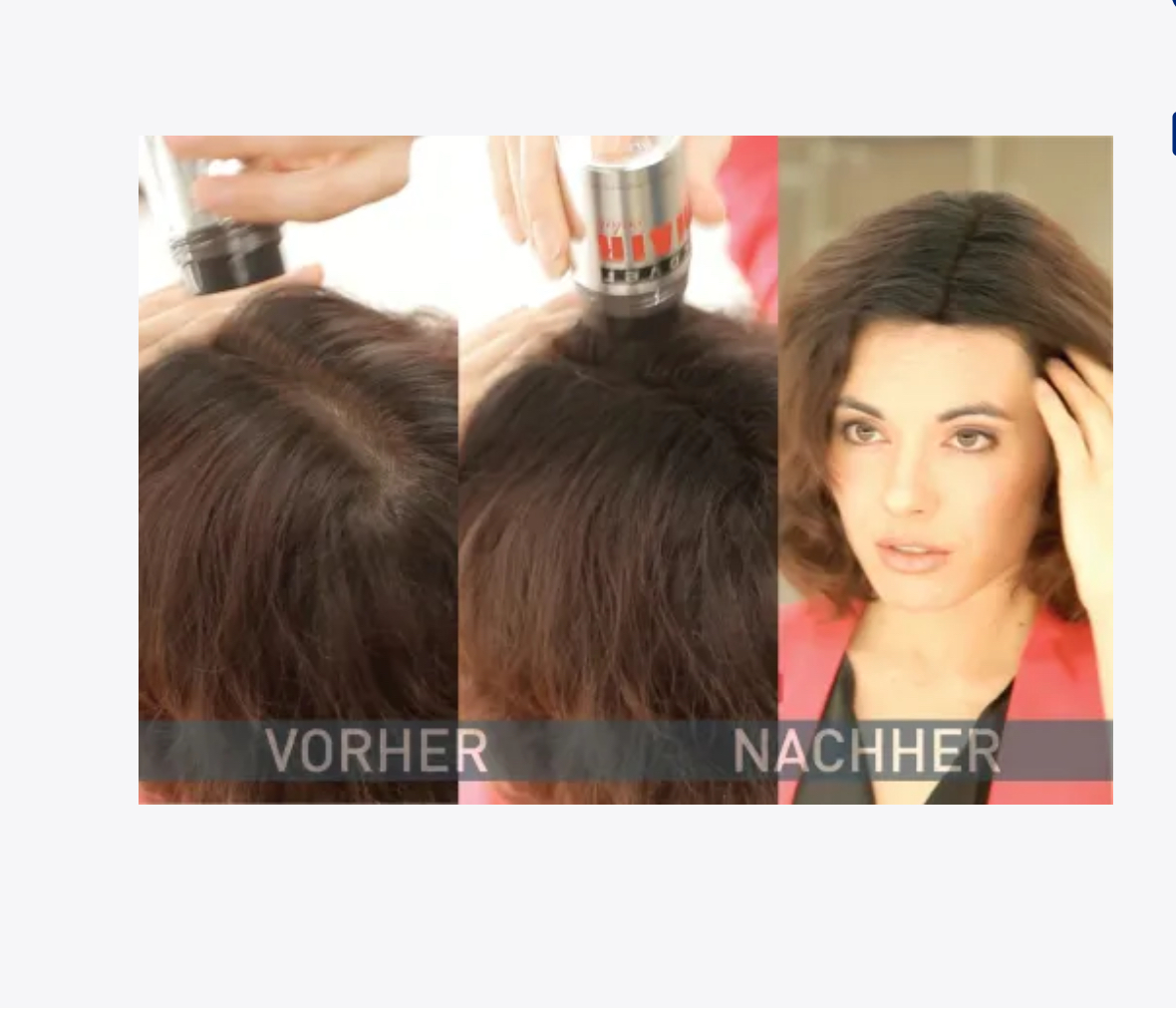 Streuhaar Haarverdichter Dunkelbraun, 14 g