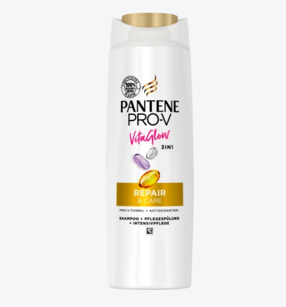 Shampoo & Conditioner & Haarkur 3in1 Vita Glow Repair & Care, 250 ml