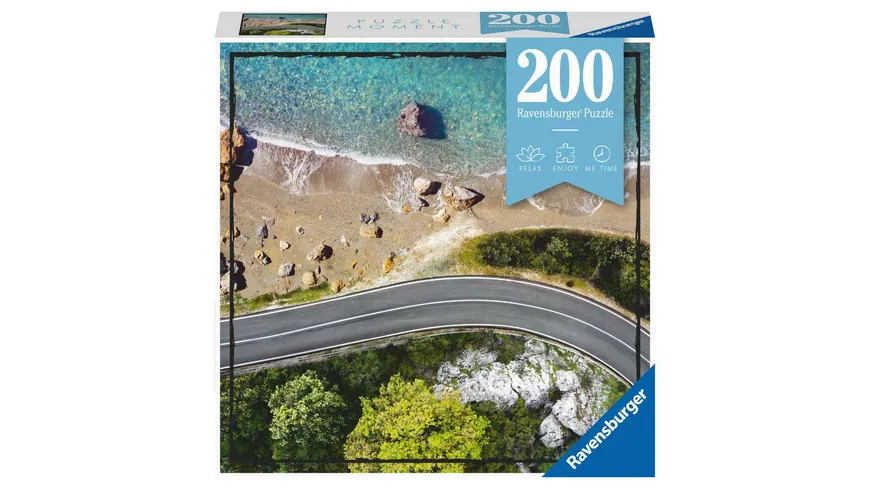 Ravensburger Puzzle - Beachroad - 200 Teile Puzzle Moment