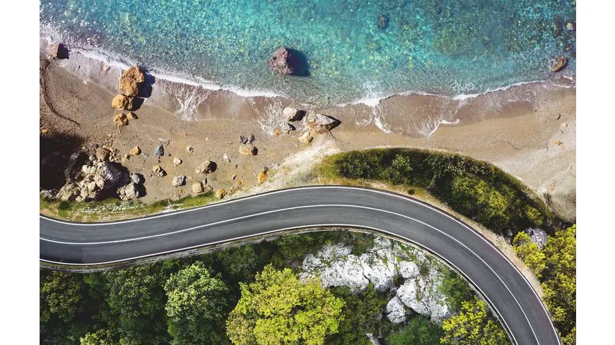 Ravensburger Puzzle - Beachroad - 200 Teile Puzzle Moment